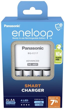 Panasonic ŁADOWARKA PANASONIC SMART + 4x AA ENELOOP 2000 mAh