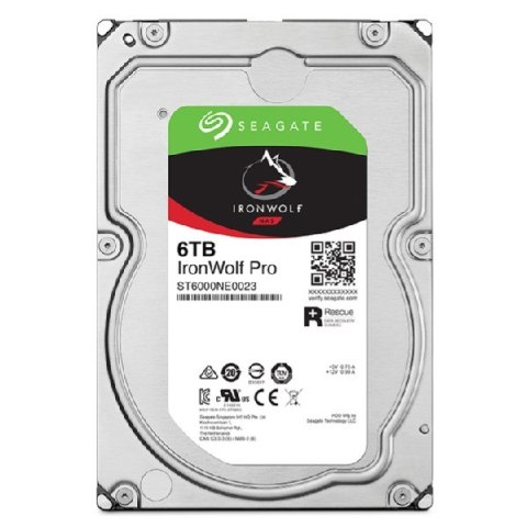 Seagate Dysk HDD Seagate IronWolf Pro (6 TB; 256MB; 3.5"; SATA)