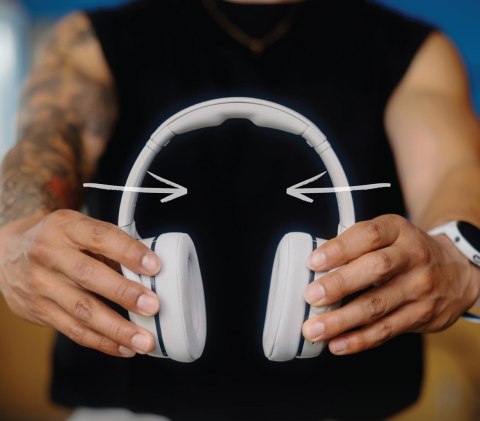 Skullcandy Słuchawki Skullcandy Crusher 540 Active Over-Ear Grey Concrete