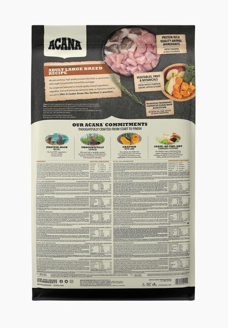 ACANA ACANA Heritage Adult Large Breed - sucha karma dla psa - 17kg (WYPRZEDAŻ)