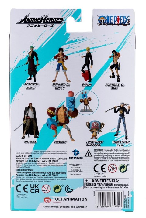 BANDAI ANIME HEROES ONE PIECE - FRANKY