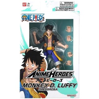 BANDAI ANIME HEROES ONE PIECE - MONKEY D. LUFFY DRESSROSA