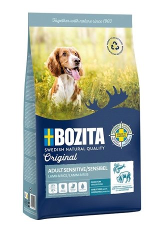 BOZITA Bozita Original Adult Sensitive Jagnięcina i Ryż - sucha karma dla psa - 12 kg (WYPRZEDAŻ)