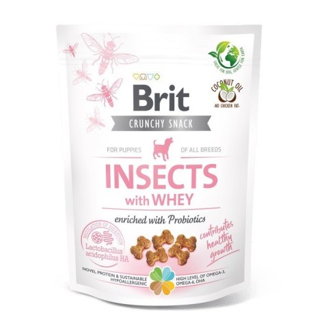 Brit BR.CARE DOG CRUNCHY CRACKER PUPPY INSECT 200g