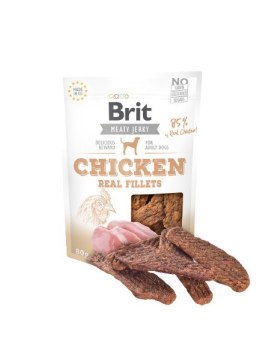 Brit BRIT Jerky Chicken Real Fillets - Kurczak - przysmak dla psa - 80 g
