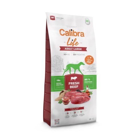 Calibra CALIBRA DOG life adult large fresh beef 12kg (WYPRZEDAŻ)