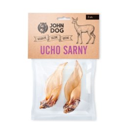 JOHN DOG JOHN DOG GRYZAKINATURALNE ALL Ucho sarny 2 szt.