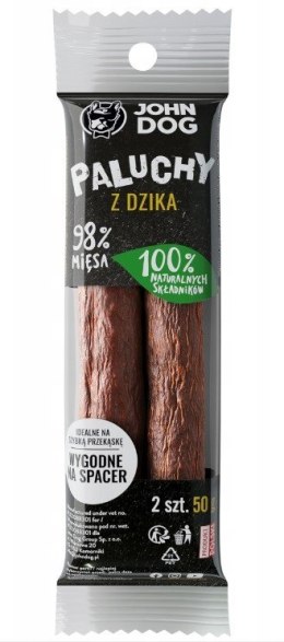 JOHN DOG JOHN DOG Paluchy z Dzika - przysmak dla psa - 50 g