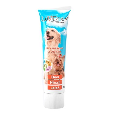 JOHN DOG Lovi Dog tubka ALL LIFE STAGES JELEŃ 90 g- przysmak