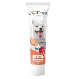 JOHN DOG Lovi Dog tubka ALL LIFE STAGES ŁOSOŚ 90g- przysmak