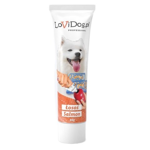 JOHN DOG Lovi Dog tubka ALL LIFE STAGES ŁOSOŚ 90g- przysmak
