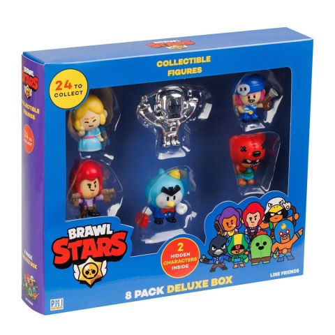 P.M.I. Kids World BRAWL STARS S1 FIGURES - 8 PACK DELUXE BOX VER.B