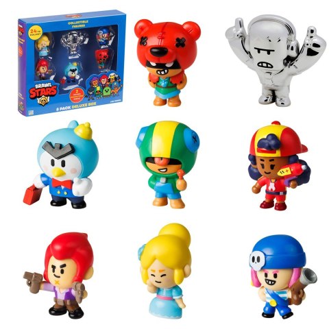 P.M.I. Kids World BRAWL STARS S1 FIGURES - 8 PACK DELUXE BOX VER.B