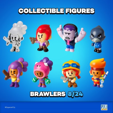 P.M.I. Kids World BRAWL STARS S1 FIGURES - 8 PACK DELUXE BOX VER.C