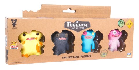P.M.I. Kids World FUGGLER LIMITED EDITION 1.5 COLLECTIBLE FIGURES - 4 PACK VER. F