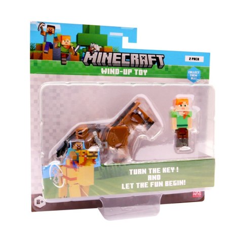 P.M.I. Kids World MINECRAFT S2 3D WIND-UP TOY - ALEX & HORSE