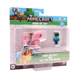P.M.I. Kids World MINECRAFT S2 3D WIND-UP TOY - BABY ZOMBIE & PIG