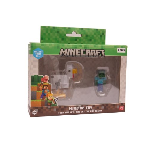 P.M.I. Kids World MINECRAFT S2 3D WIND-UP TOY - CHICKEN & JOCKEY