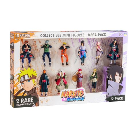 P.M.I. Kids World NARUTO SHIPPUDEN FIGURES -12 PACK DELUXE EDITION VER. A