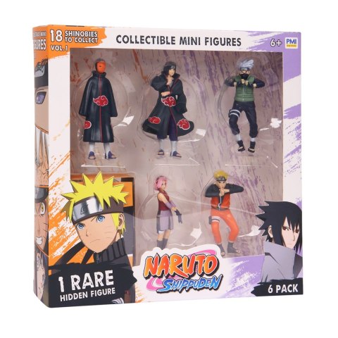 P.M.I. Kids World NARUTO SHIPPUDEN FIGURES - 6 PACK DELUXE EDITION VER. A