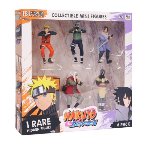 P.M.I. Kids World NARUTO SHIPPUDEN FIGURES - 6 PACK DELUXE EDITION VER. B