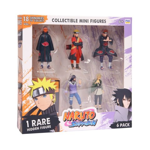 P.M.I. Kids World NARUTO SHIPPUDEN FIGURES - 6 PACK DELUXE EDITION VER. D