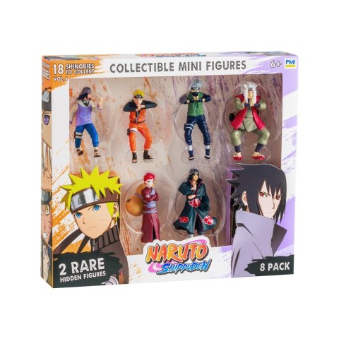 P.M.I. Kids World NARUTO SHIPPUDEN FIGURES - 8 PACK DELUXE EDITION VER. A