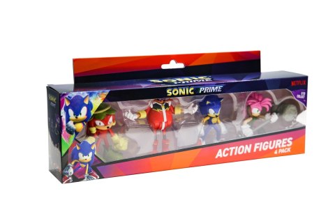 P.M.I. Kids World SONIC PRIME - FIGURKA AKCJI - ZESTAW 4 FIGUREK MIX