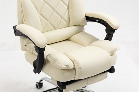 Activejet Activejet Fotel biurowy YK7416 beżowy (WYPRZEDAŻ)