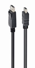 GEMBIRD Kabel GEMBIRD CC-DP-HDMI-3M ( DisplayPort M - HDMI M -; 3m; kolor czarny)
