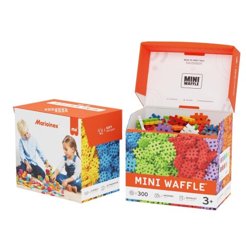 Marioinex MARIOINEX Klocki Mini Waffle, 300 elementów