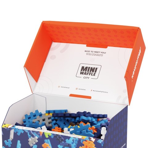 Marioinex MARIOINEX Klocki Mini Waffle City Posterunek policji, 280 elementów