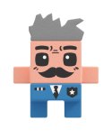 Marioinex MARIOINEX Klocki Mini Waffle City Posterunek policji, 280 elementów