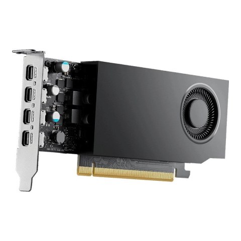 PNY Technologies PNY NVIDIA A400 4GB GDDR6 64-bit, Low Profile, PCIe 4.0 x8, Single slot, 4 x Mini DisplayPort 1.4a, 50W, LP bracket, small box
