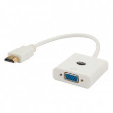 SAVIO SAVIO ADAPTER HDMI (M) -VGA(F) BIAŁY CL-201