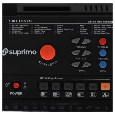 SUPRIMO SUPRIMO 6116 - Keyboard edukacyjny, bateryjny