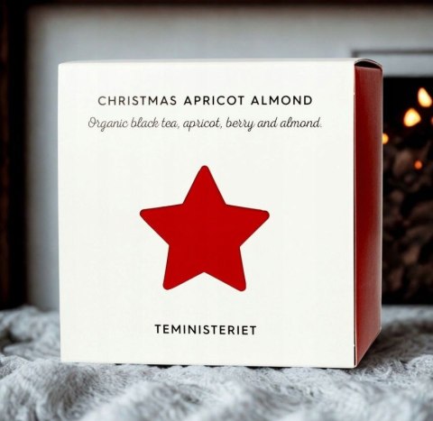 Teministeriet Herbata czarna sypana Christmas Apricot Almond 100g - Teministeriet