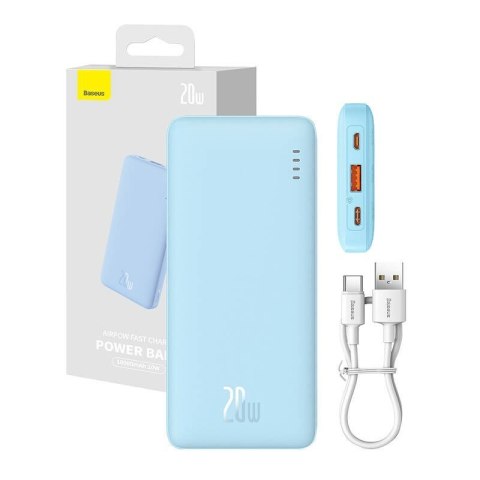 Baseus BASEUS POWERBANK AIRPOW 10000MAH 20W (NIEBIESKI)