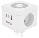 KERG Kerg smart - kostka zasilająca 2-gniazdowa + ładowarka USB-A+USB-C + lampka LED 16A/250V~