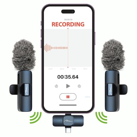 Media tech MEDIA-TECH ZESTAW MIKROFONÓW KRAWATOWYCH MICRO-MIC DUO MT416