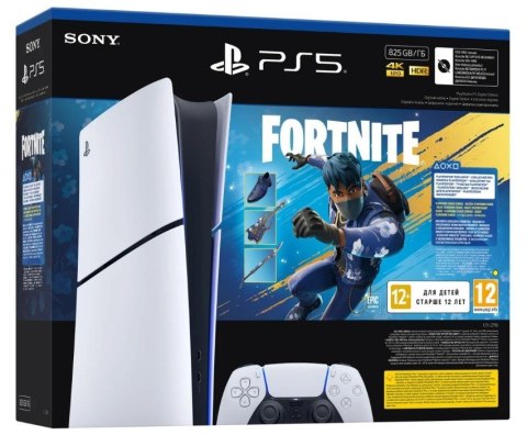 Sony PlayStation 5 Slim Digital + Fortnite Rozkwitający Chaos