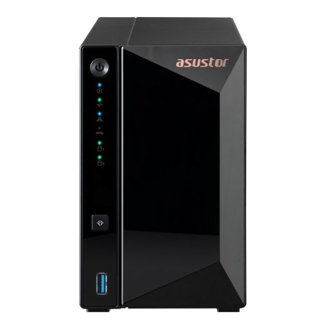 ASUSTOR NAS Asustor AS3302T v2; Tower; 2x (3.5" SATA HDD/ 2.5" SSD); Realtek RTD1619B, 2GB DDR4, 1x 2.5GbE, 3x USB 3.2