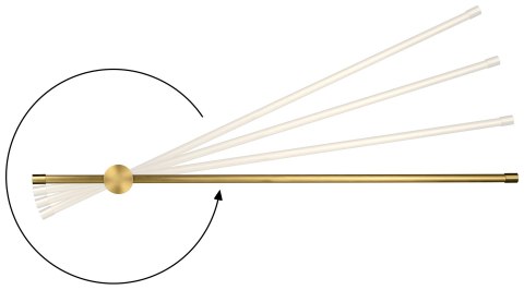 Activejet Lampa ścienna LED Activejet AJE-HILTON Patyna WW (WYPRZEDAŻ)