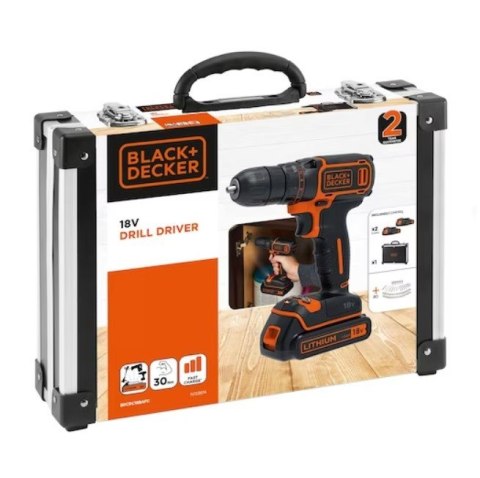 BLACK+DECKER Wiertarko-wkrętarka 18V BDCDC18BAFC-QW BLACK+DECKER
