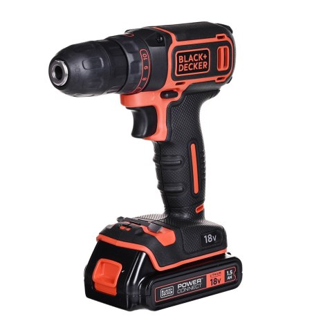 BLACK+DECKER Wiertarko-wkrętarka aku 18V BDCDC18B BLACK+DECKER