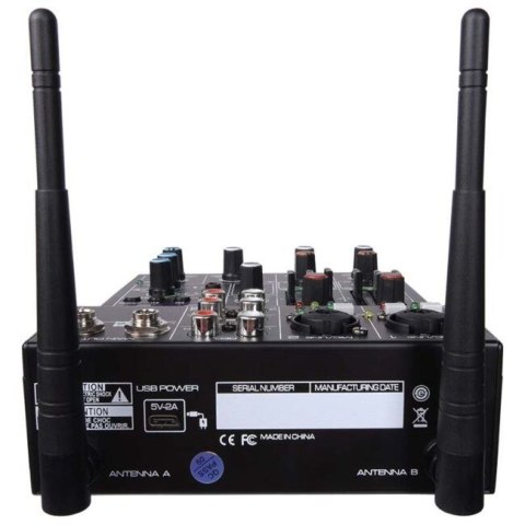 DNA PROFESSIONAL DNA MIXMIC 2 - Mikser audio, USB Bluetooth + 2x mikrofony bezprzewodowe