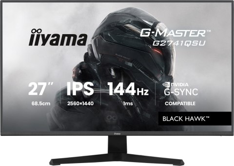 IIYAMA MONITOR IIYAMA LED IPS 27" G2741QSU-B1 Black Hawk 144Hz
