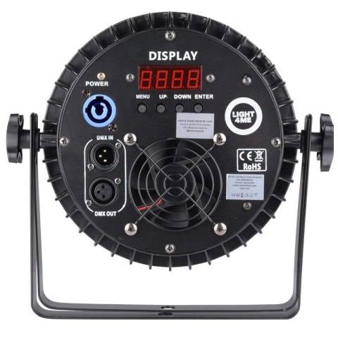 Light4Me LIGHT4ME ALU QUAD PAR 18x6W RGBW - Reflektor sceniczny