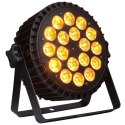Light4Me LIGHT4ME ALU QUAD PAR 18x6W RGBW - Reflektor sceniczny