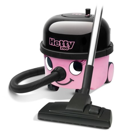 Odkurzacz workowy do zanieczyszczeń suchych Numatic HET200 Hetty 620W czarno-różowy Odkurzacz workowy do zanieczyszczeń suchych Numatic HET200 Hetty 620W czarno-różowy